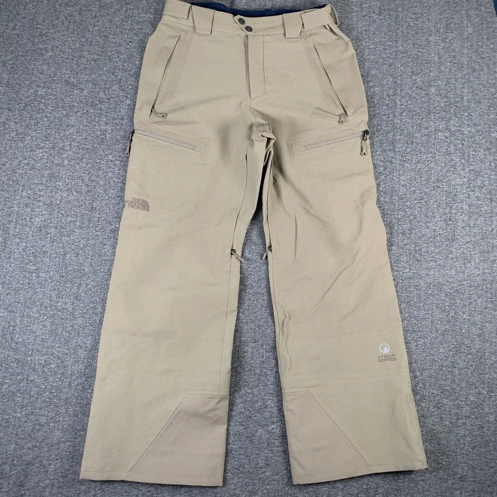 The North Face Snow Pant Men Medium Brown Steep Series Hyvent Ski Hike Sickline